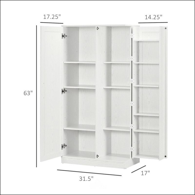 Armoire de rangement 63 po