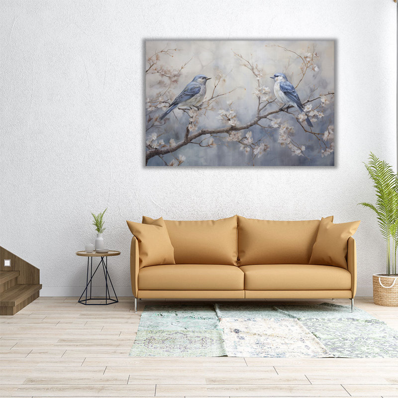 «Bloomsbury Birdsong - Reproduction d'art sur toile», H 20 po x l 30 po