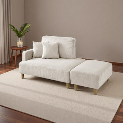 Chaise longue de luxe avec éponge de densité