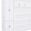 Grand lit mural avec armoire, blanc