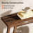 70.9 Inches Extra Long Farmhouse Console Table, Solid Wood Entryway Table With 2-Tier Open Storage,  Narrow Sofa Table Behind Couch For Hallway, Living Room, Or Foyer-1539278693