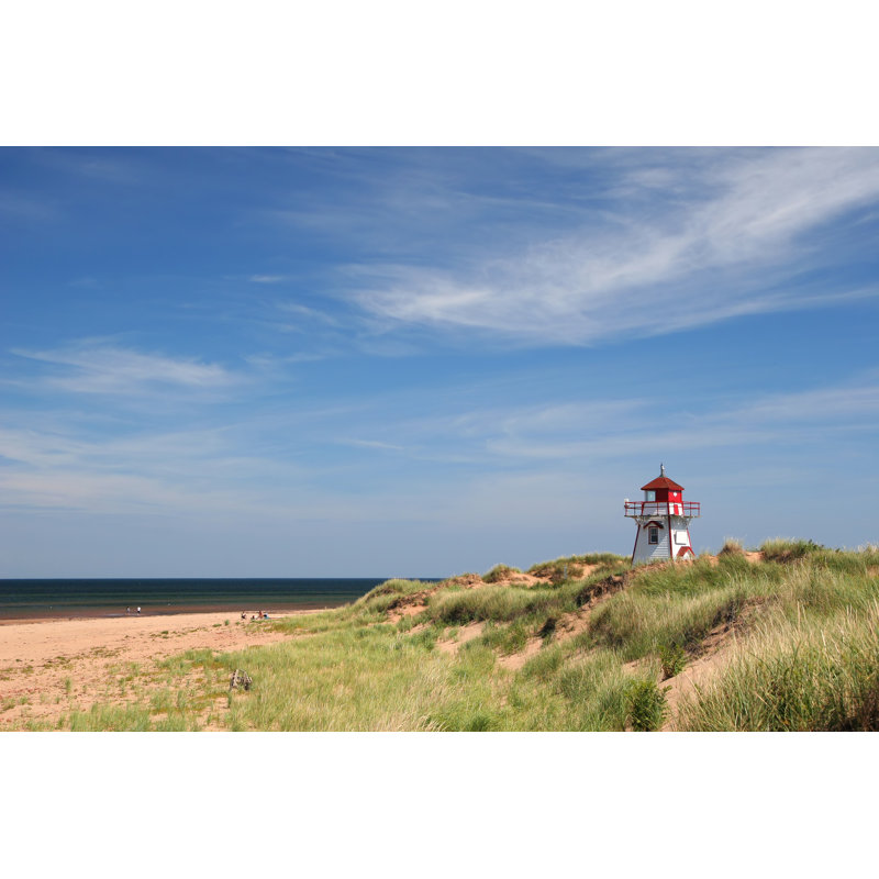 Dalvay Lighthouse 1 Piece Wrapped Canvas Wall Art, 81cm H x 122cm W