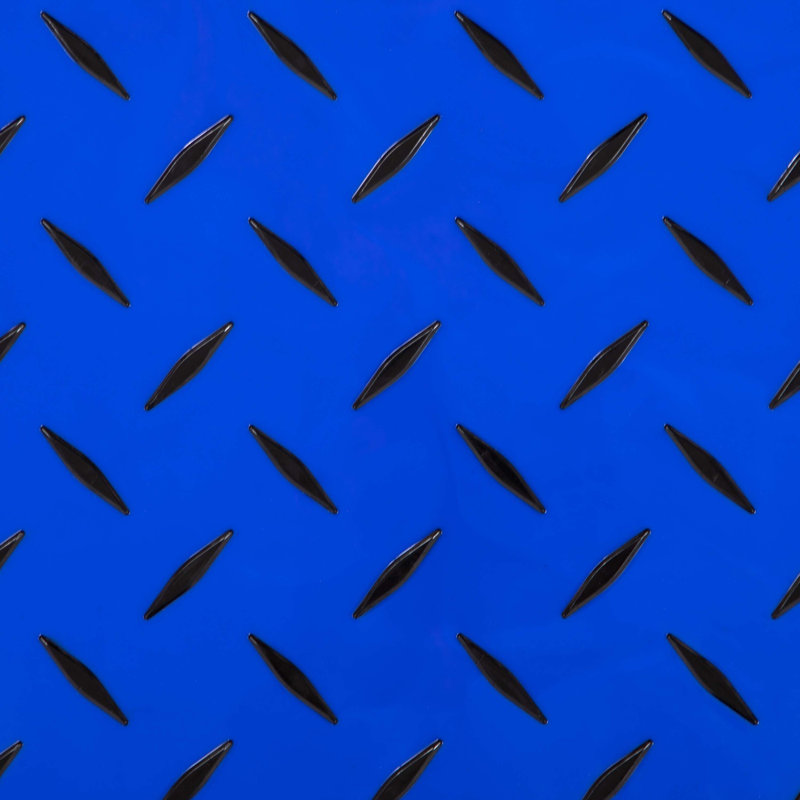 FlooringInc 5/8" Thick Nitro Pro Interlocking Garage Floor Tiles, Shelby Blue/Black