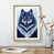 Oak Framed Paper