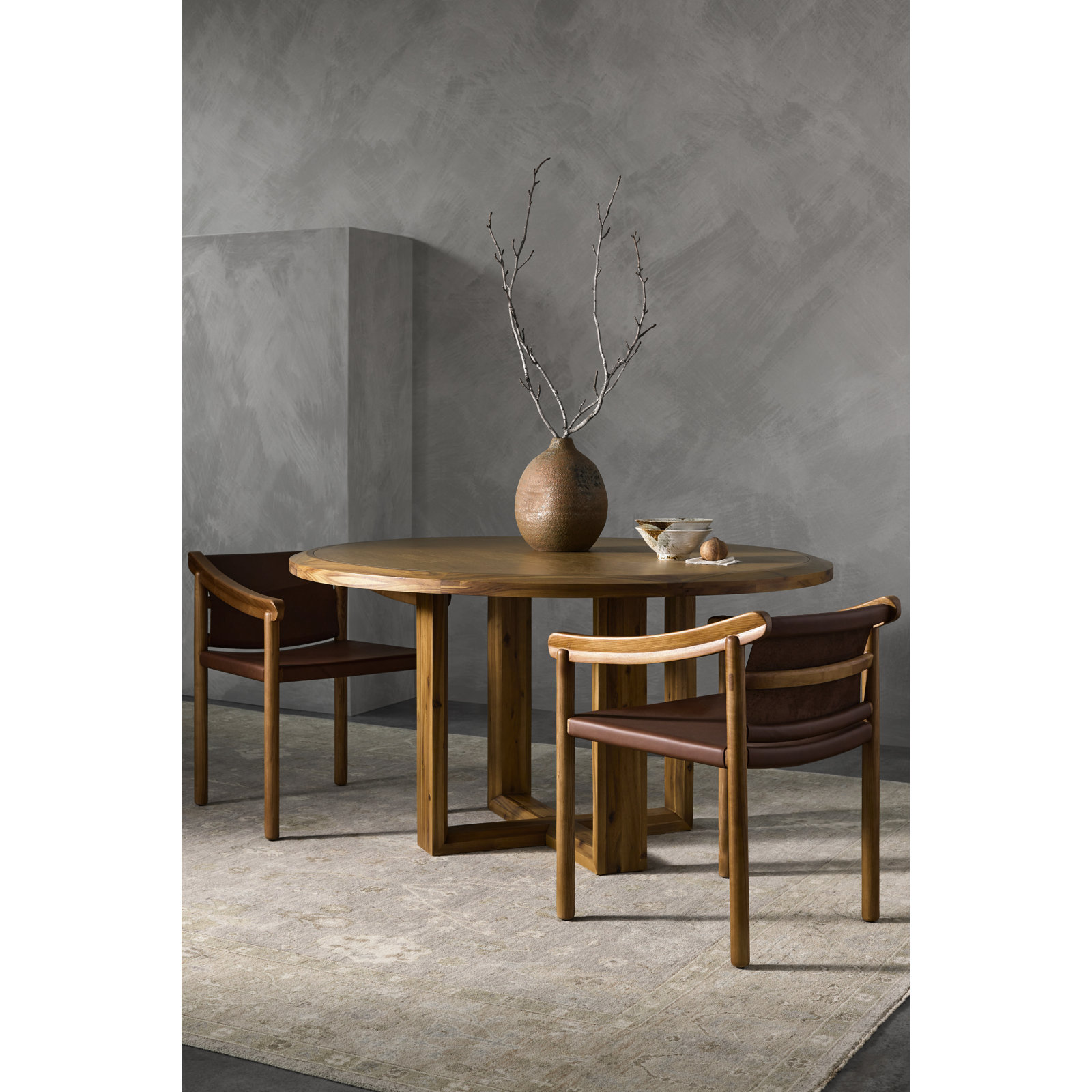 Daxton 55" Acacia Dining Table