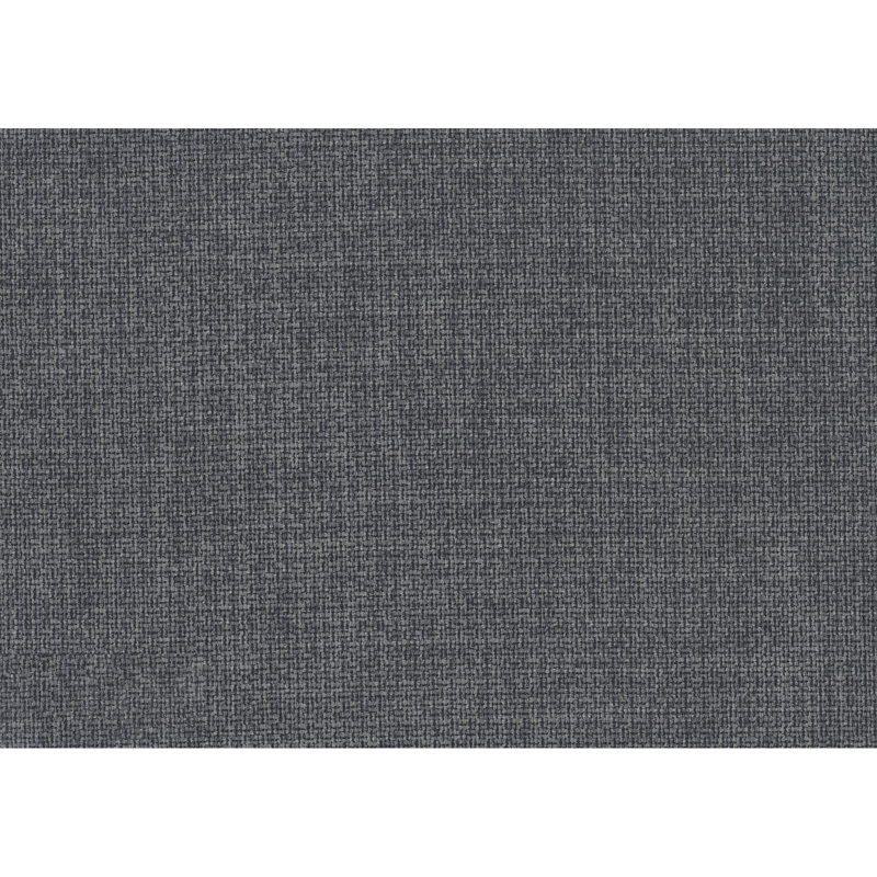 Assise rembourrée contemporaine en bois massif gris, chaise moderne d'une capacité de poids de 300 lb, pieds en contreplaqué revêtus de tissu d'ameublement