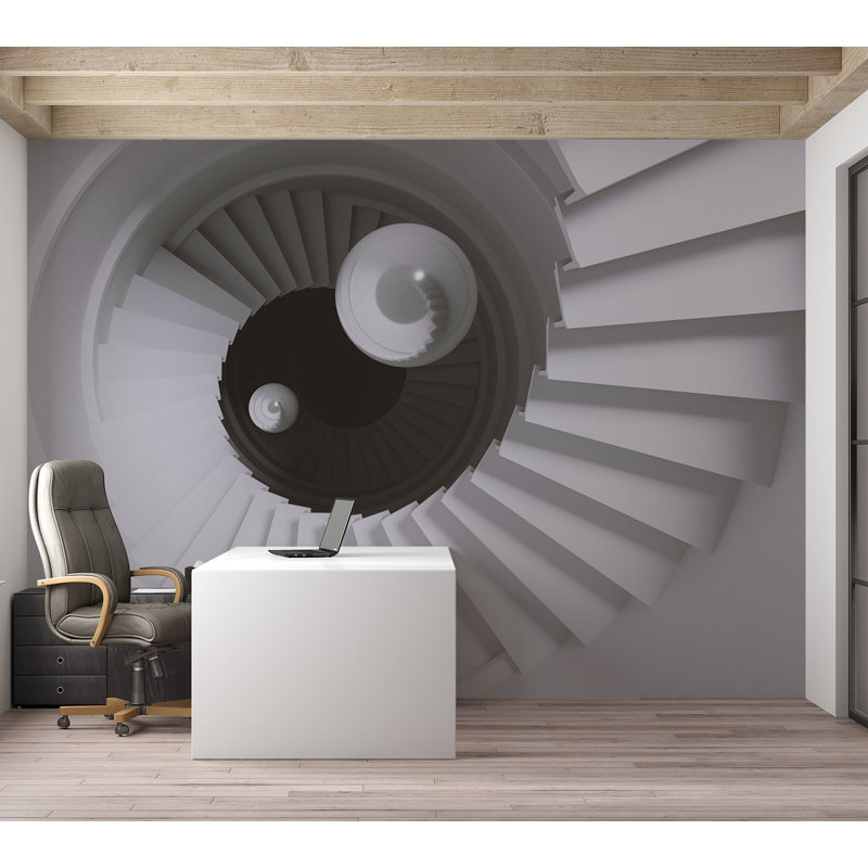 Papier peint illusion 3D - Time Tunnel, L 41 po x l 59 po