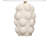 Lizy Accent Table Lamp, White Linen Shade, Bubble Ceramic Base 20 Inch