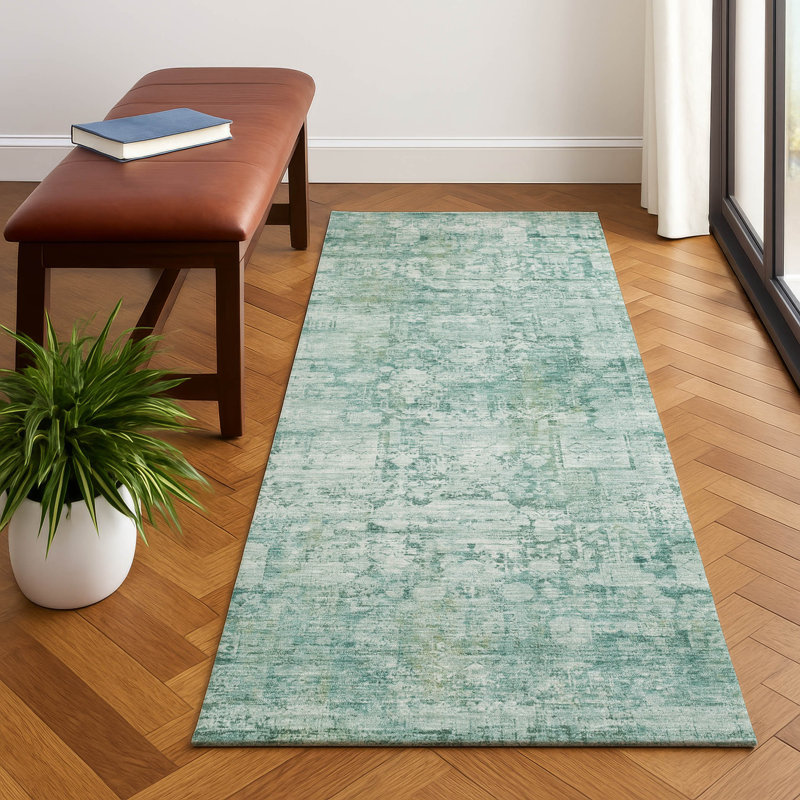 Premium Machine Washable Maag AMF1764 Modern Rug, Runner 2'3" x 7'6"