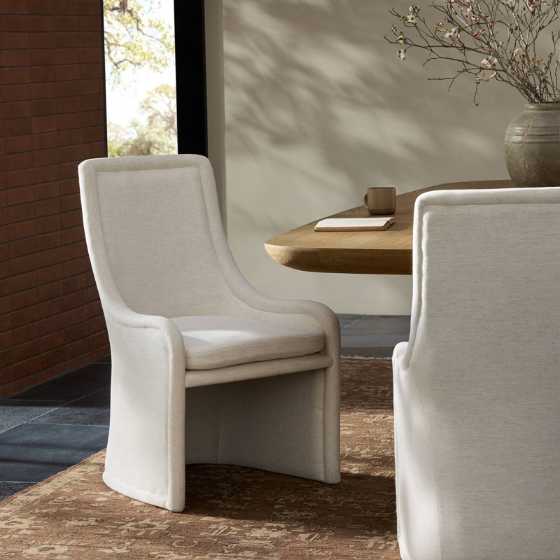 Blaire Dining Chair-Crypton Nomad Snow, Crypton Nomad Snow