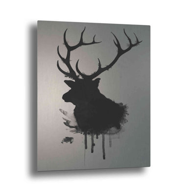Elk by Nicklas Gustafsson, on Brushed Aluminum