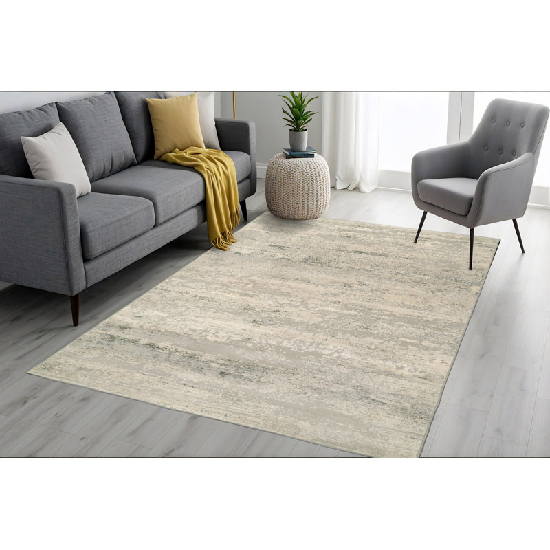 Maurin Abstract Indoor Rug, Rectangle 9'2" x 12'10"