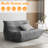 Armless 3-Seat Togo Three Seater Large Bean Bag Sofa-115636736-115636737