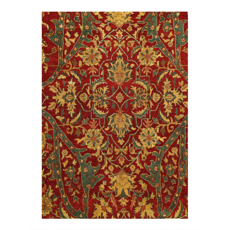 Oriental Area Rug in Red
