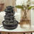 Castulo Hand Crafted Weather Resistant Table Top Fountain with Light