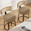 Tabouret de bar pivotant chic en cuir pour un confort et un style ultimes-207768066