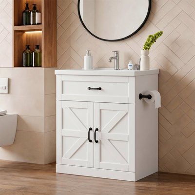 Meuble-lavabo autoportant 31 pouces Farmhouse