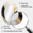 Gold And Black Soft Wave Fusion IV - Large Oval Wall Mirror On Metal-1242765251