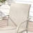 4-Person Patio Dining Set with Square Metal Dining Table and 4 Stackable PVC-coated polyester Dining Chairs-843604800