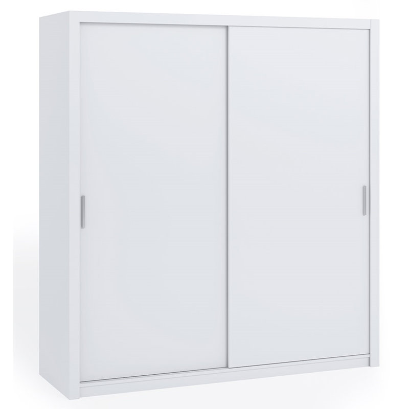 Boel 2 Door Manufactured Wood Wardrobe