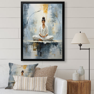 «Yoga Serene Zen Pastel III», reproduction d'art sur toile