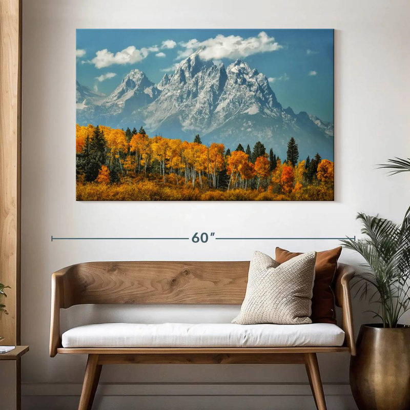 Golden Aspens d'Alvord Grand Teton, H 34 po x l 51 po