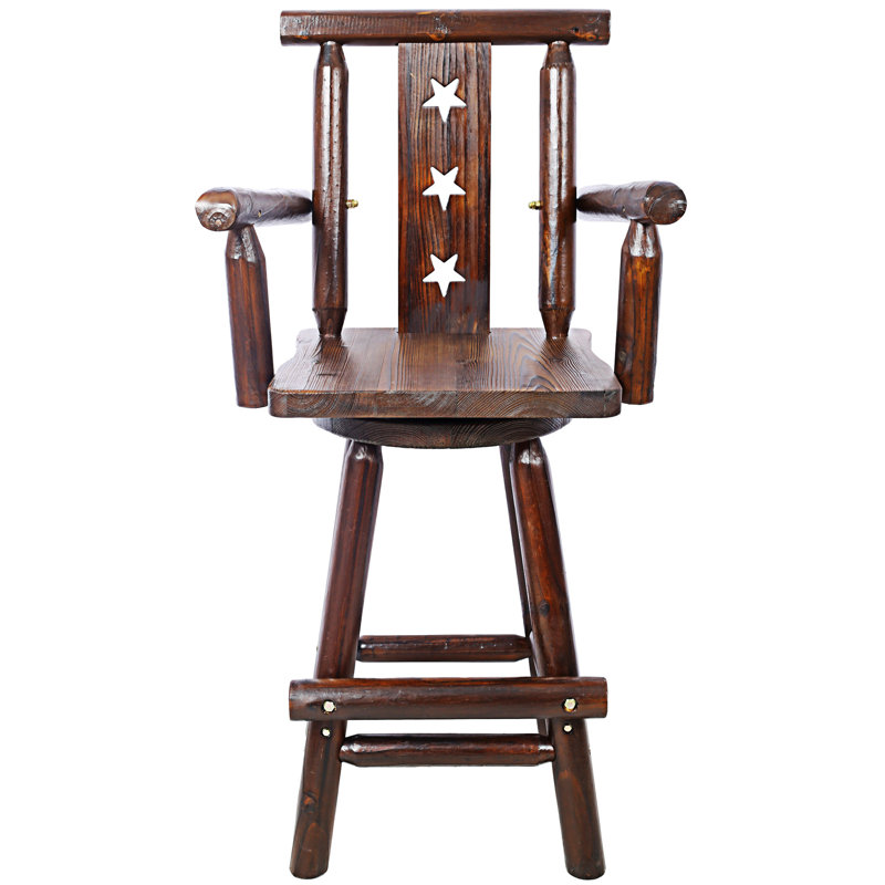 Tabouret de bar rustique - Fabrication en bois de sapin