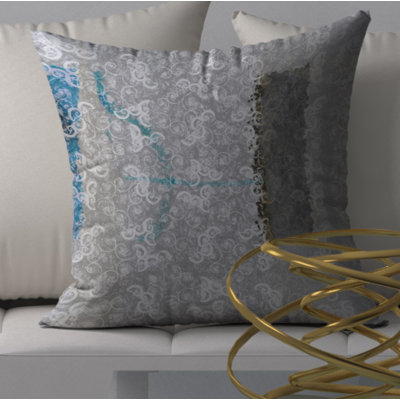 Abstract Reversible Throw Pillow