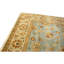 Hand Knotted Wool Oriental Area Rug in Light Blue And Ivory