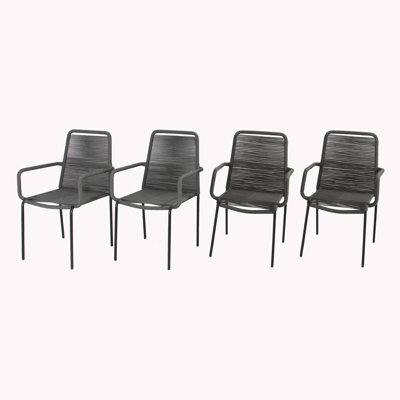 Chaise de patio empilable Palaio 