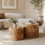 Ensemble de 2 tables basses gigognes rondes modernes-309184395-309184389