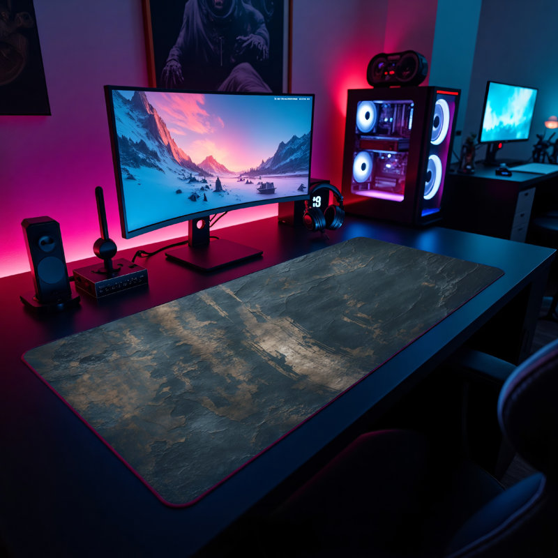 Polyester Desk Pad, 23.6x13.8