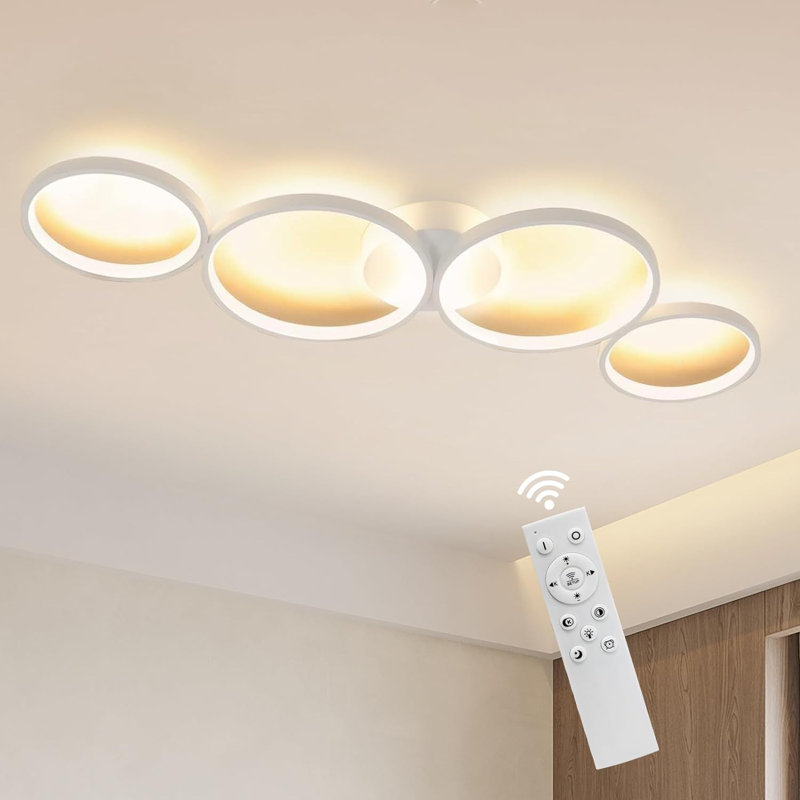 Belliere LED Flush Mount, White