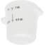 Contenant alimentaire rond 1 pte - transparent-87119701