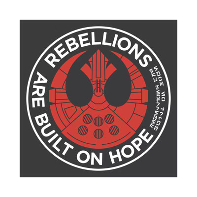 Rebellions Are Built On Hope by Tobi Fairly - Wrapped Canvas Print