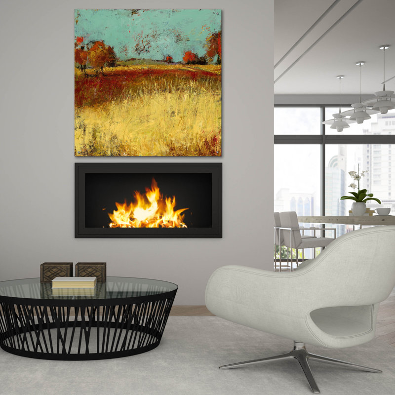 «Country Side No 2» par Linda Nickell, H 36 po x l 36 po x P 0,2 po