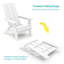 Chaise Adirondack pliable Fairlough HiPS-468557013