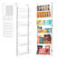 6-Tier Over the Door Pantry Organizer Hanging Storage Rack Adjustable Kitchen-1544396772