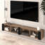 Meuble télé Aven pour téléviseur de 78 po ou moins avec tablettes ouvertes-2075112305