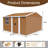 Heavy-Duty Metal Storage Shed with Windows