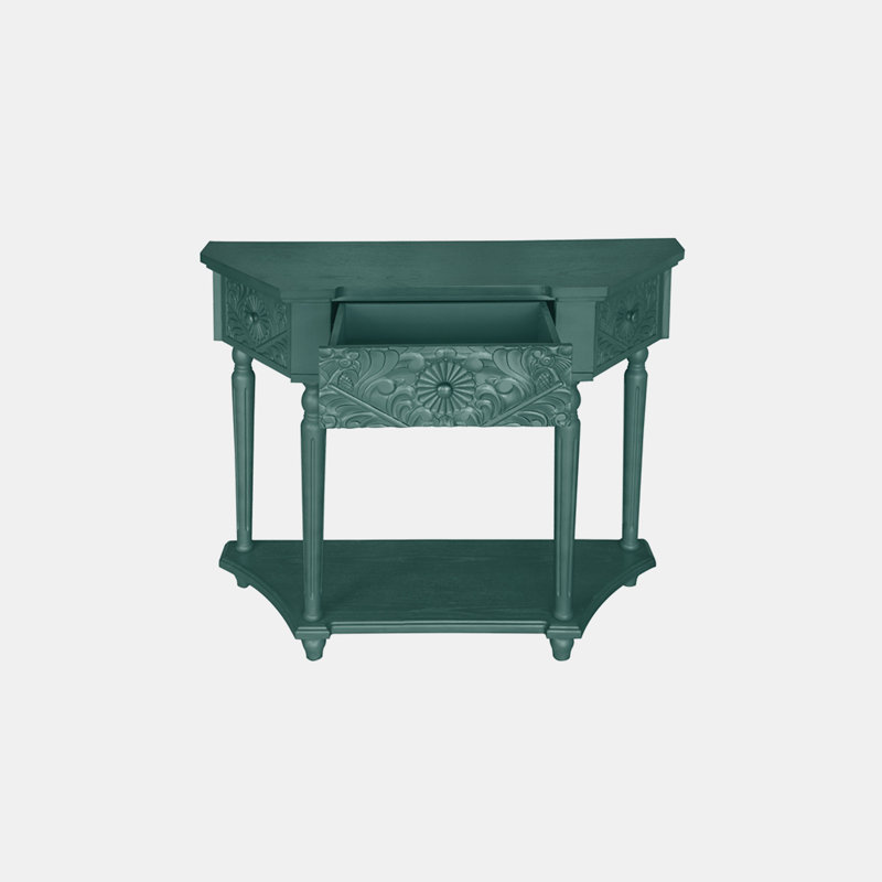 Console 39,37 po Allysandra, Vert foncé