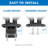 Height Adjustable Universal 2 Screen Desk Mount