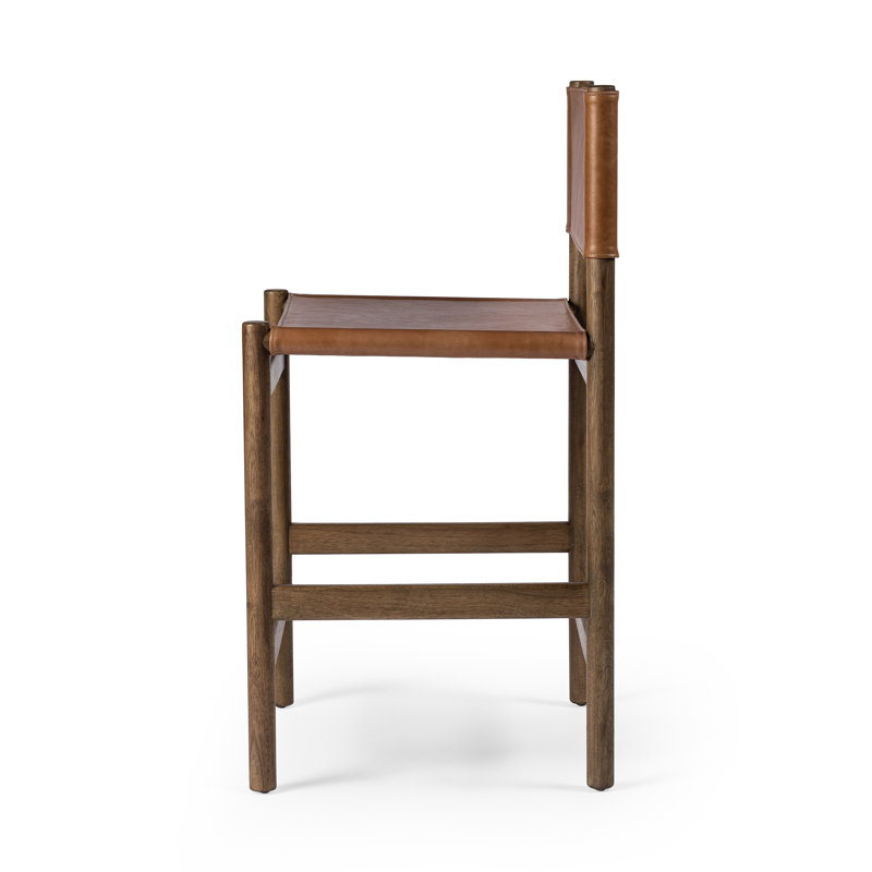 Kena Stool-Sonoma Black-Counter, Counter Stool (26.5" Seat Height), Butterscotch, Camel