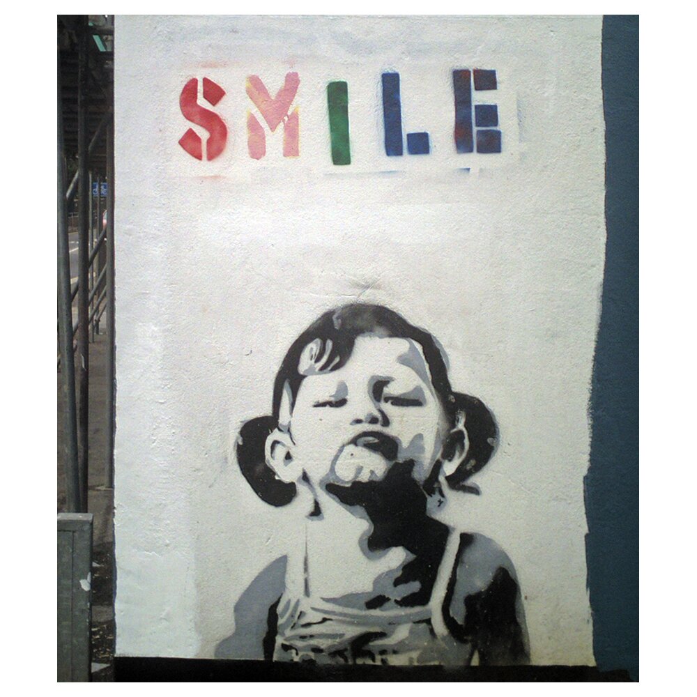 Leinwandbild - Fotografie „Smile Girl, Banky”