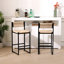 Ensemble de 2 tabourets de bar Honey-1700661145