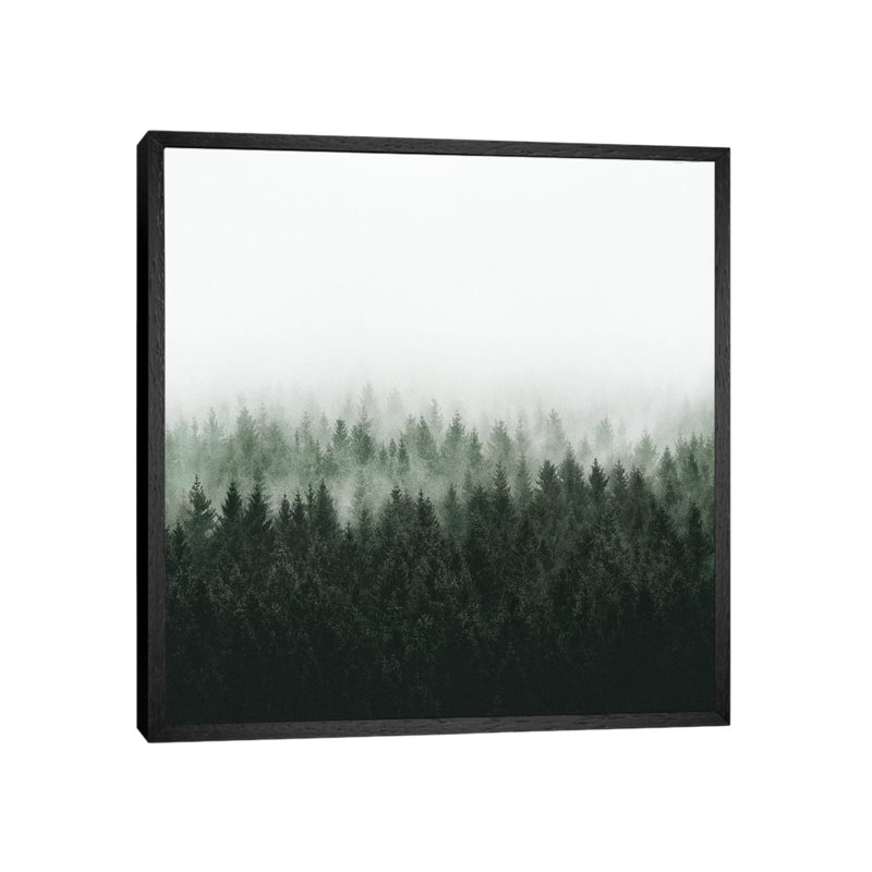 High And Low 1 Piece Wall Art on Canvas, 45.72 cm H x 45.72 cm W, Black Framed