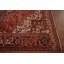 Tapis géométrique rouge 7 x 11