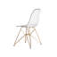Chaise Eiffel Eiffel avec base dorée