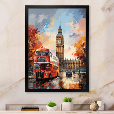 " Peach Red City London Popart "