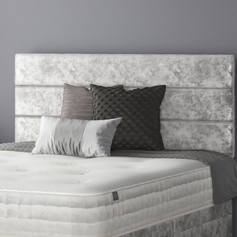 Notus Divan Bed Base, Single (3'), Silver, No Drawers